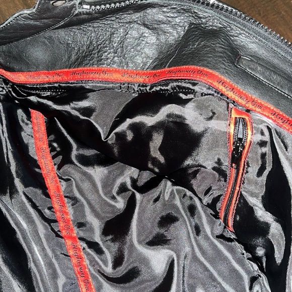 Highway One Leather Riding Coat Size Large - Picture 8 of 16